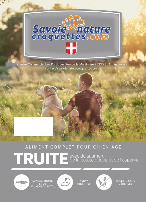 Savoie nature croquettes pour maintien de poids de forme ou chiens seniors